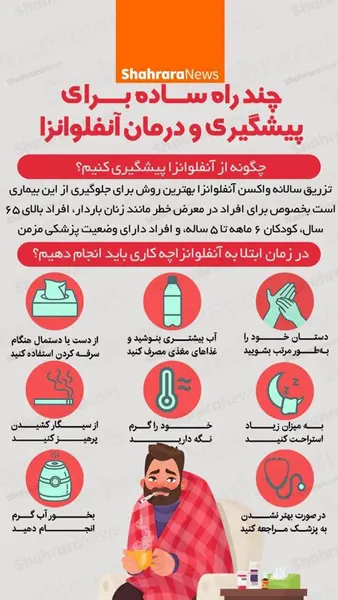 با این روش ها به راحتی آنفولانزا را در خانه درمان کنید